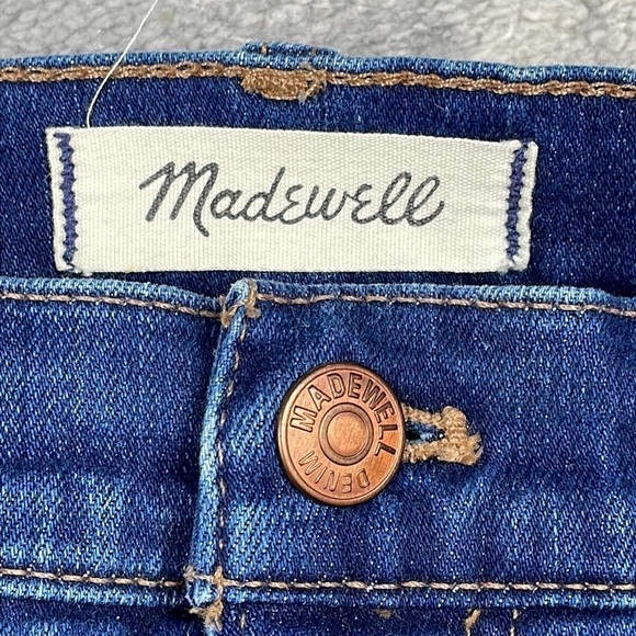 Madewell Roadtripper Jeans in Jansen Wash High Rise Stretch Skinny Sz 28 - Picture 8 of 14